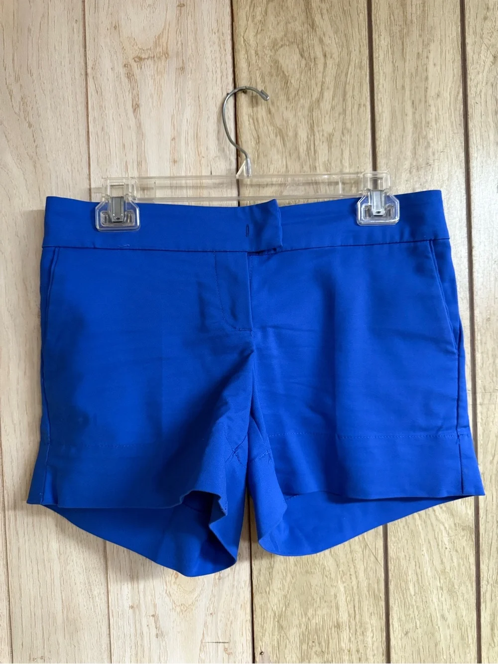 Jessica Simpson Cobalt Blue High-Waist Shorts - Picture 1 of 4